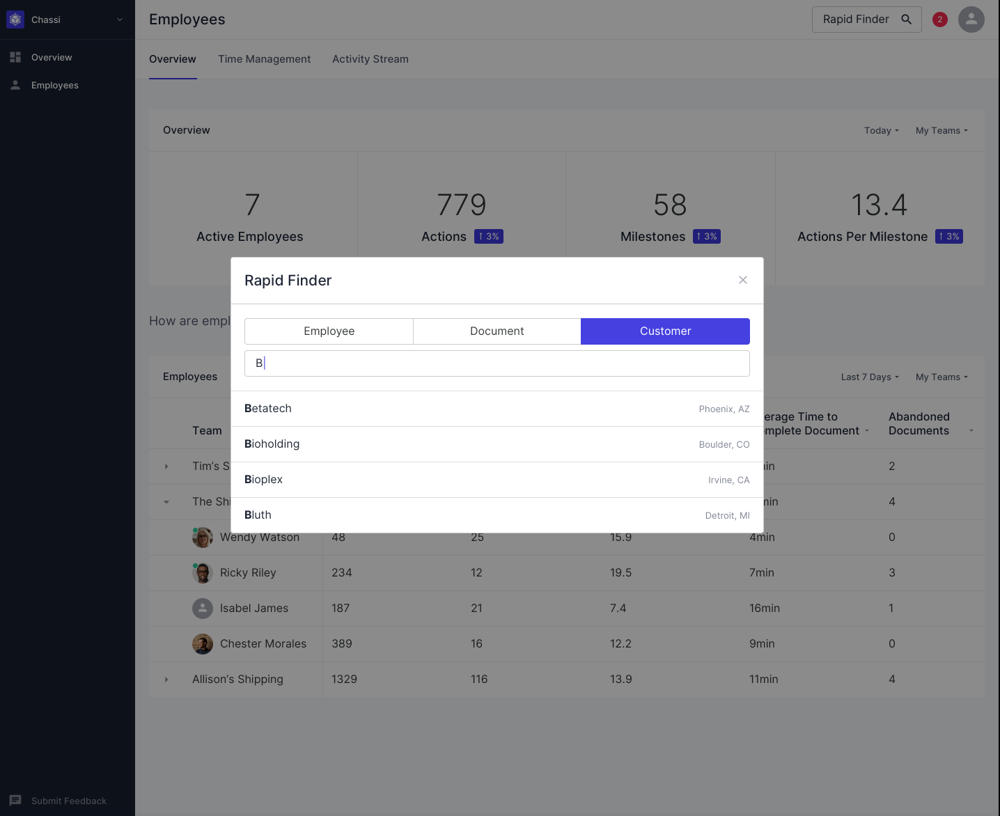 Rapid Finder